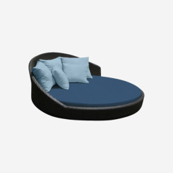 Round Rotan Sofa - Helloilmare